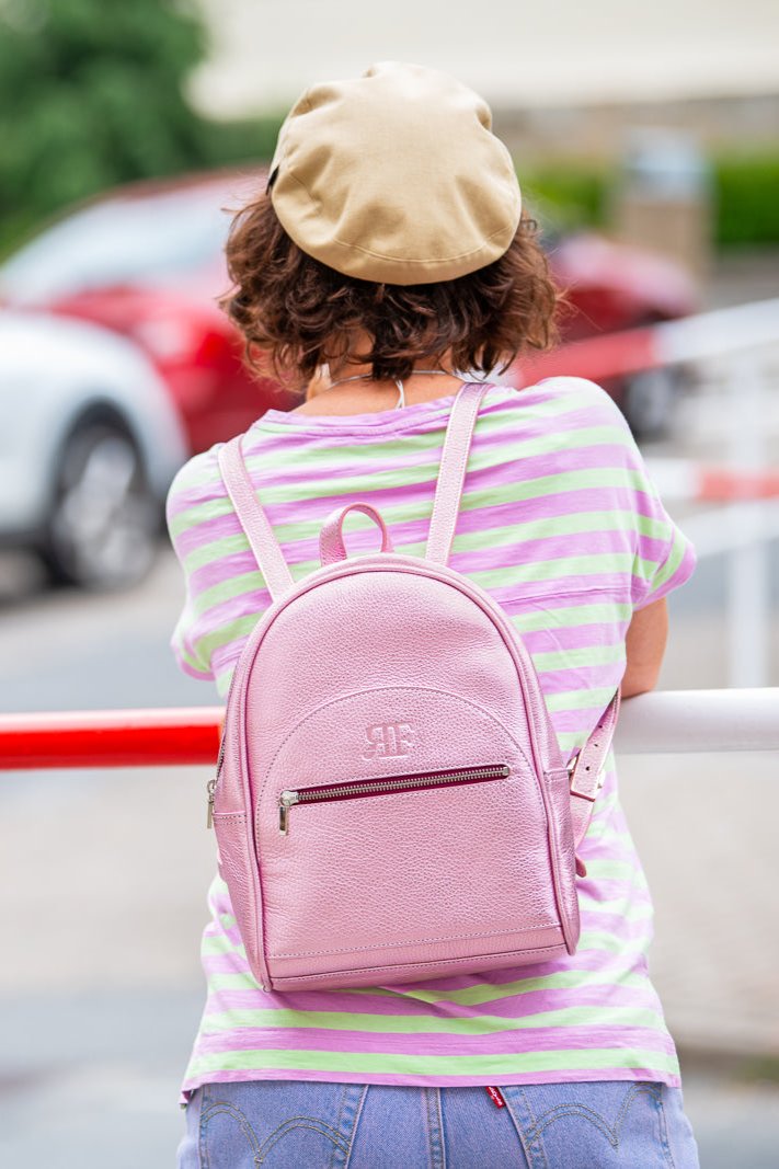 Lady Leather Backpack – Handmade, Stylish & Elegant Everyday Bag - Radka Sillerova Atelier