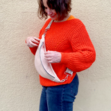 Handmade Leather Bum Bag, Funny Pack – Stylish, Practical for Everyday Use - Radka Sillerova Atelier