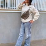 Handmade Leather Bum Bag, Funny Pack – Stylish, Practical for Everyday Use - Radka Sillerova Atelier