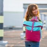 Handmade Leather Roll-Top Backpack – Stylish, Versatile & Functional - Radka Sillerova Atelier