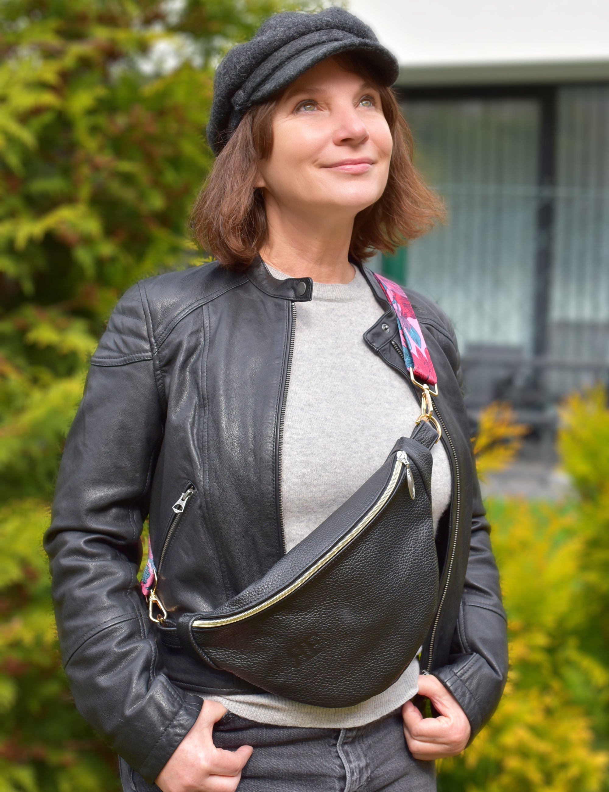 Handmade Leather Bum Bag, Funny Pack – Stylish, Practical for Everyday Use - Radka Sillerova Atelier 