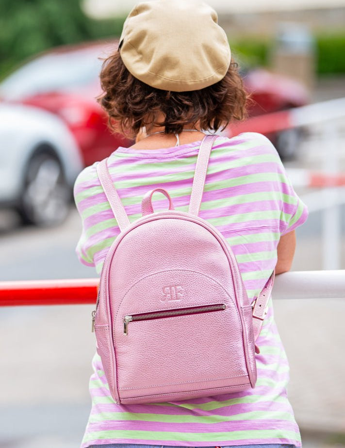 Lady Leather Backpack – Handmade, Stylish & Elegant Everyday Bag - Radka Sillerova Atelier 